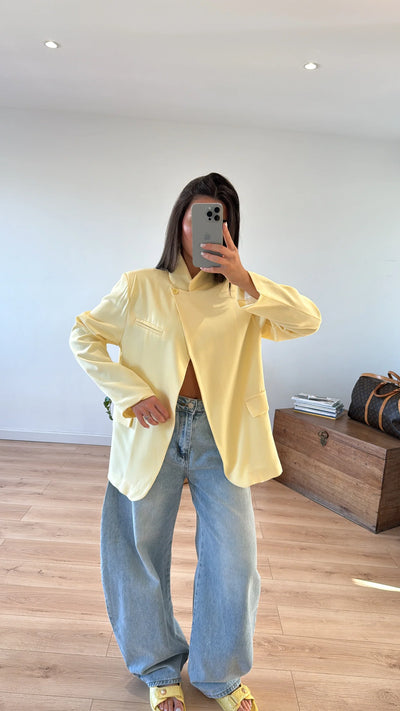 "IRIS" YELLOW BLAZER