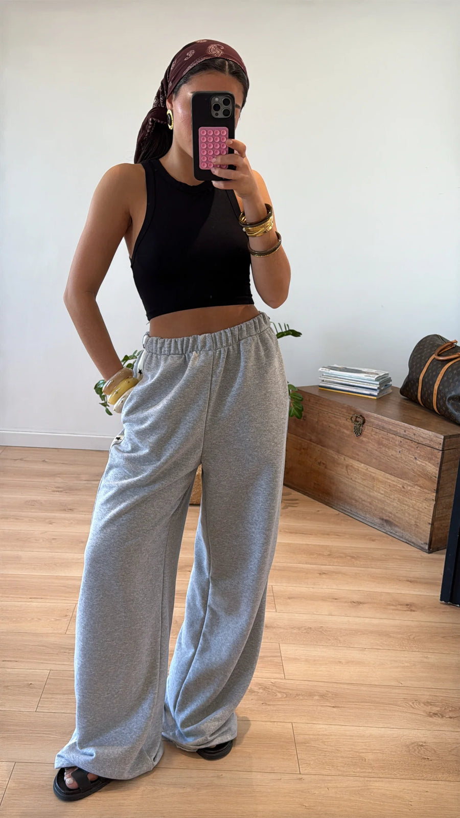 "PORTO" GREY JOGGERS 4