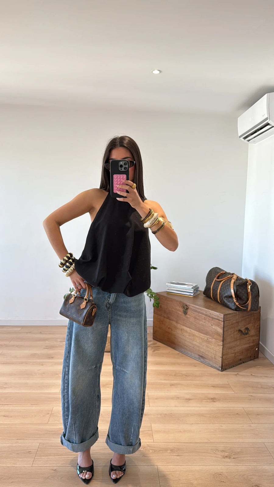 TOP « ADRIANA » NOIR 2