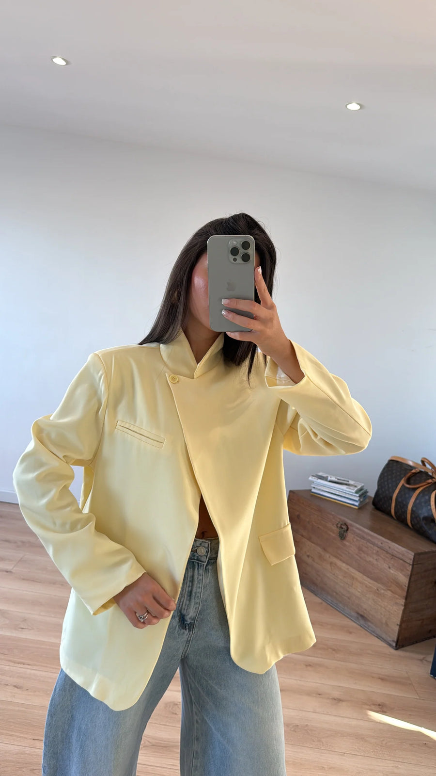 BLAZER « IRIS » JAUNE 2