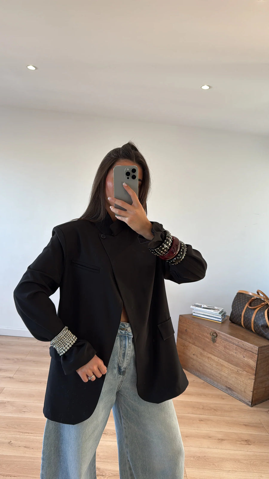BLAZER « IRIS » NOIR 3