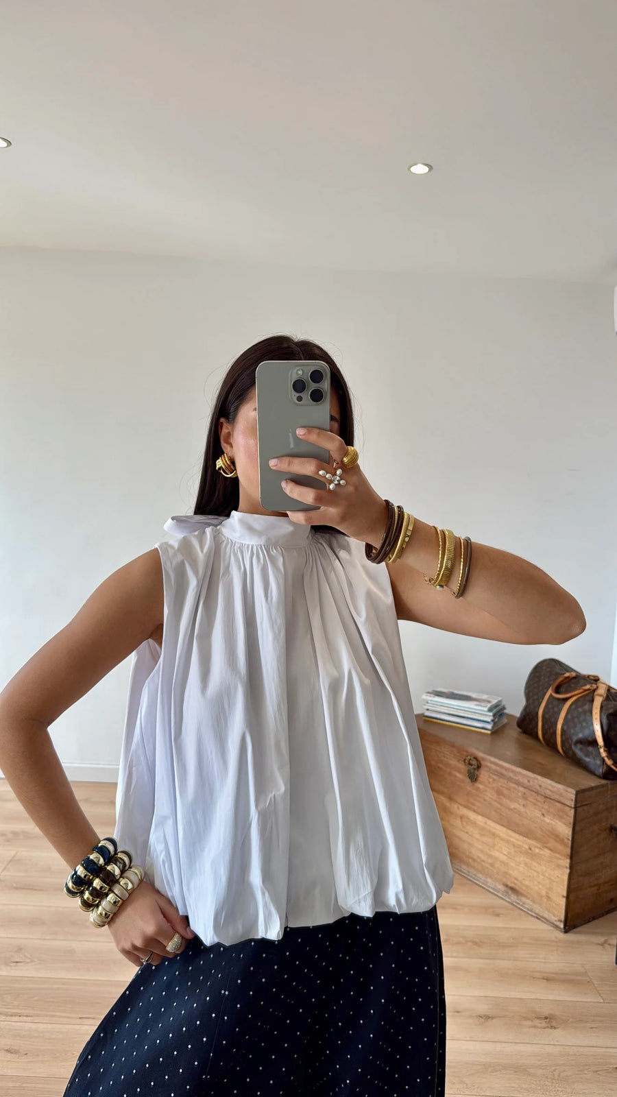 BLOUSE « VALENTINA » BLANCHE 2