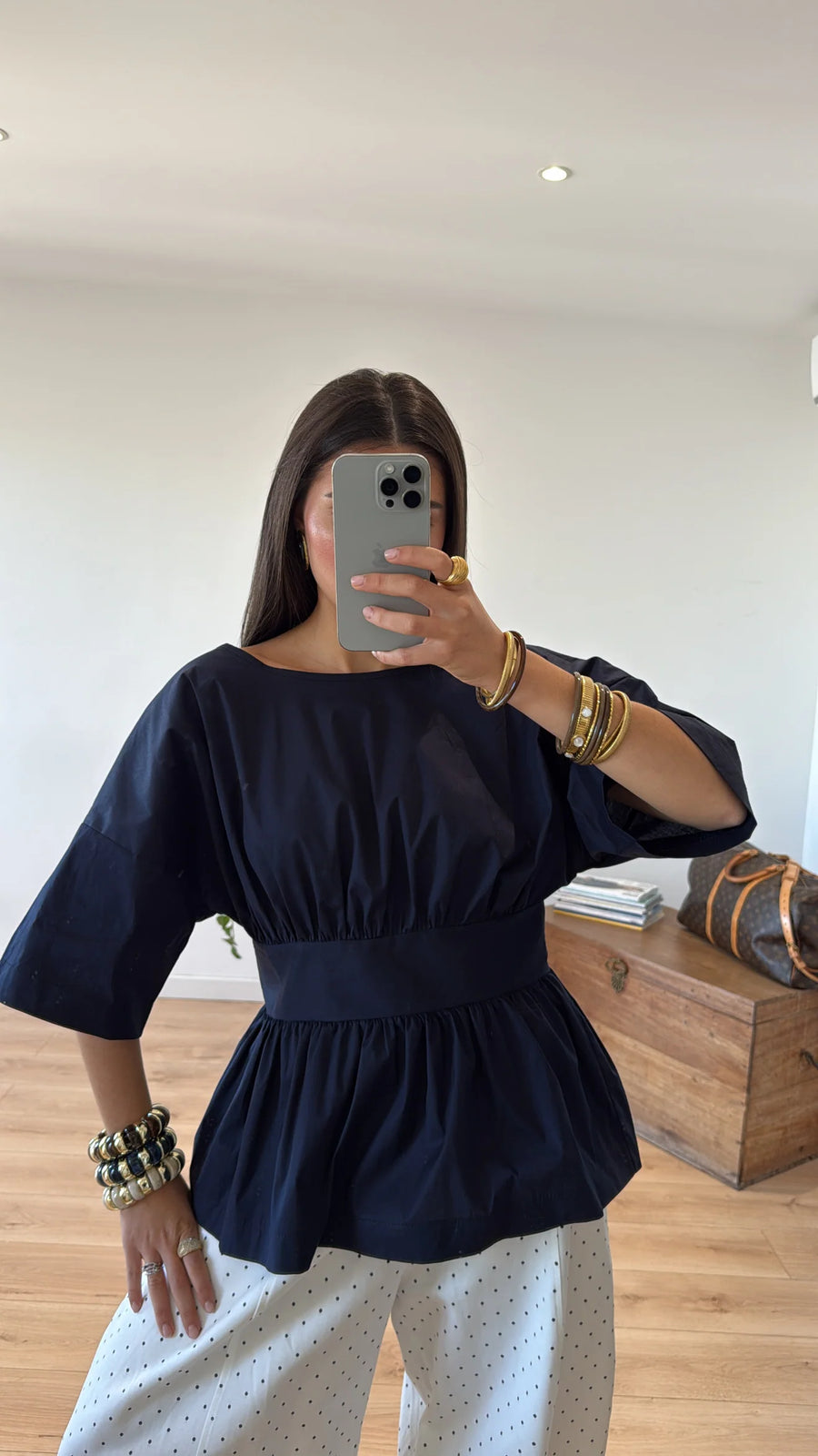 TOP DOS NU « SERENA » BLEU MARINE 2