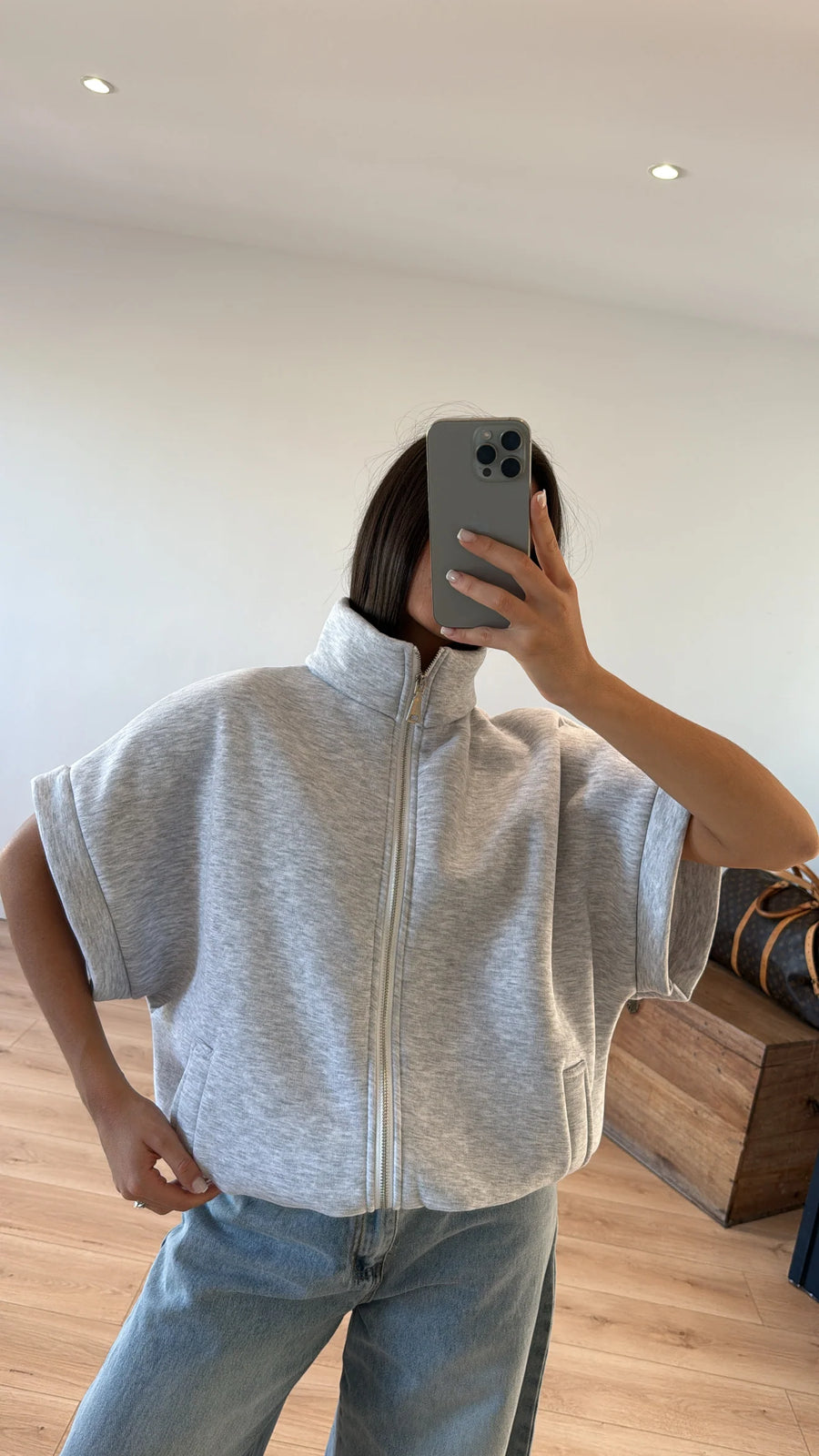 "ENZO" GREY TRACK JACKET 5
